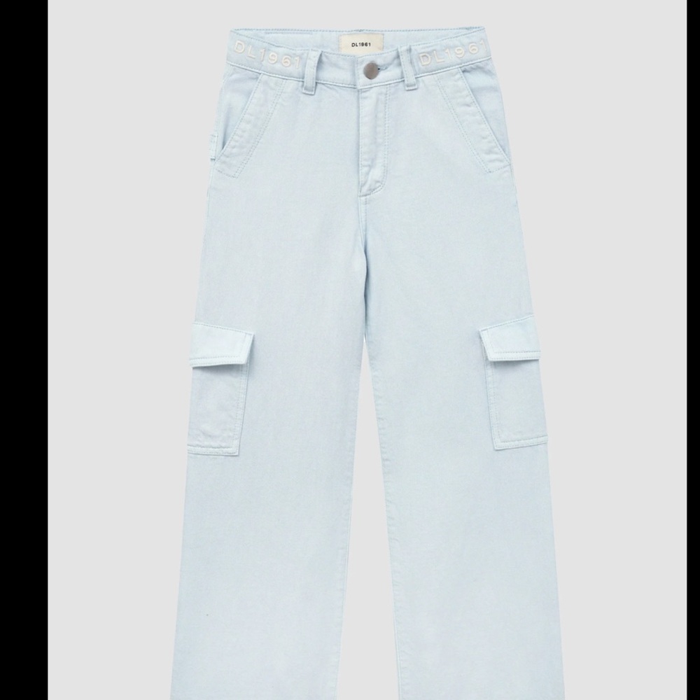 Girls DL1961 WIDE LEG SOFT DENIM size 8 NWT